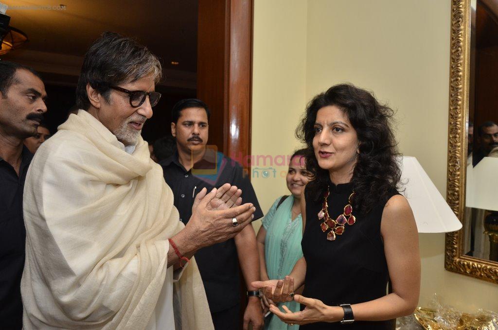 Amitabh Bachchan at Prem Chopra's autobiography by Rakita Nanda in J W Marriott, Mumbai on 12th April 2014