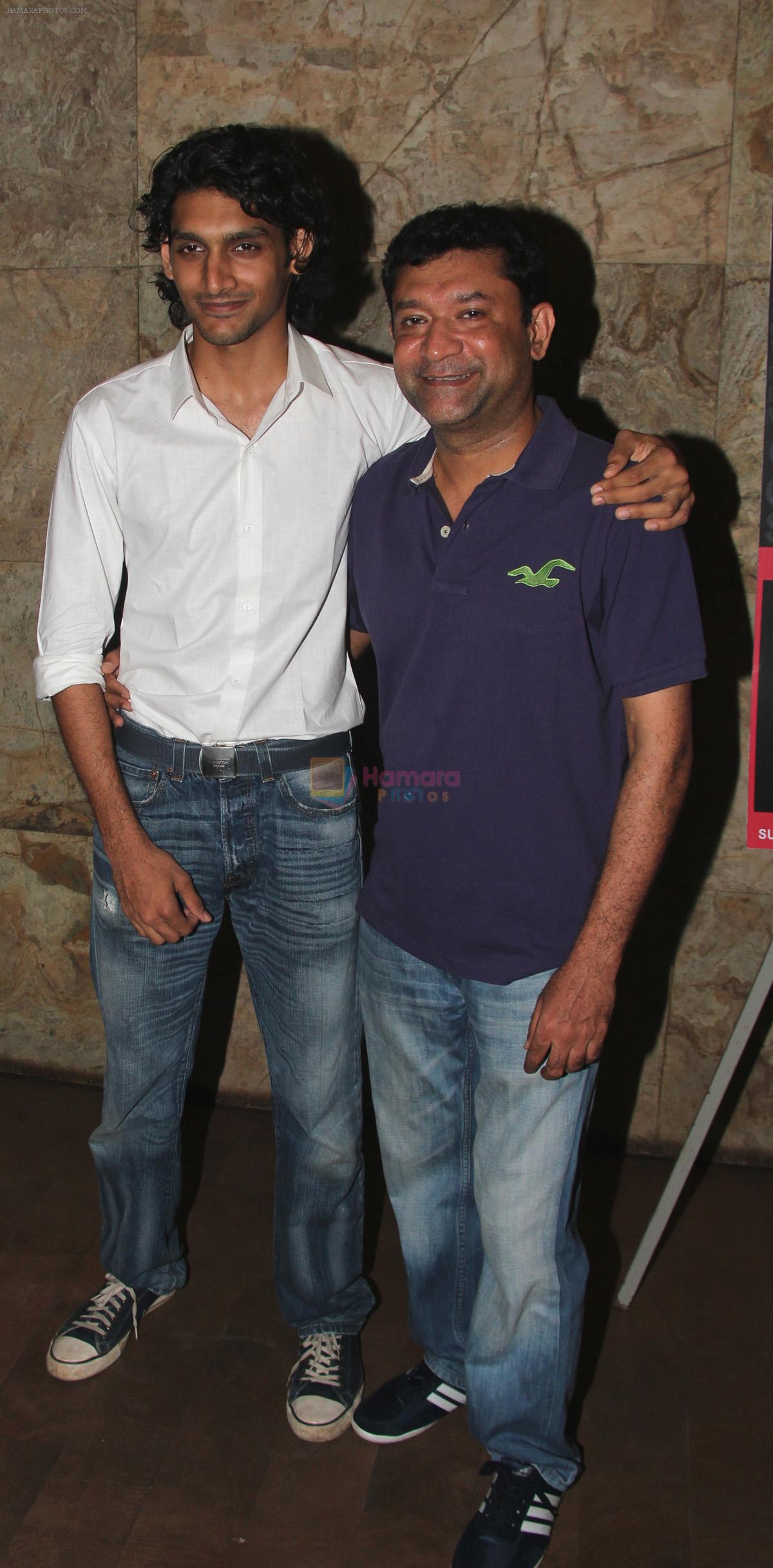 Ken Ghosh with son Karan Ghosh at the premiere of films by starkids