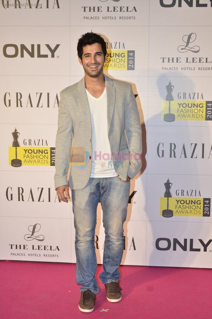 Aditya Seal at Grazia Young awards red carpet in Mumbai on 13th April 2014