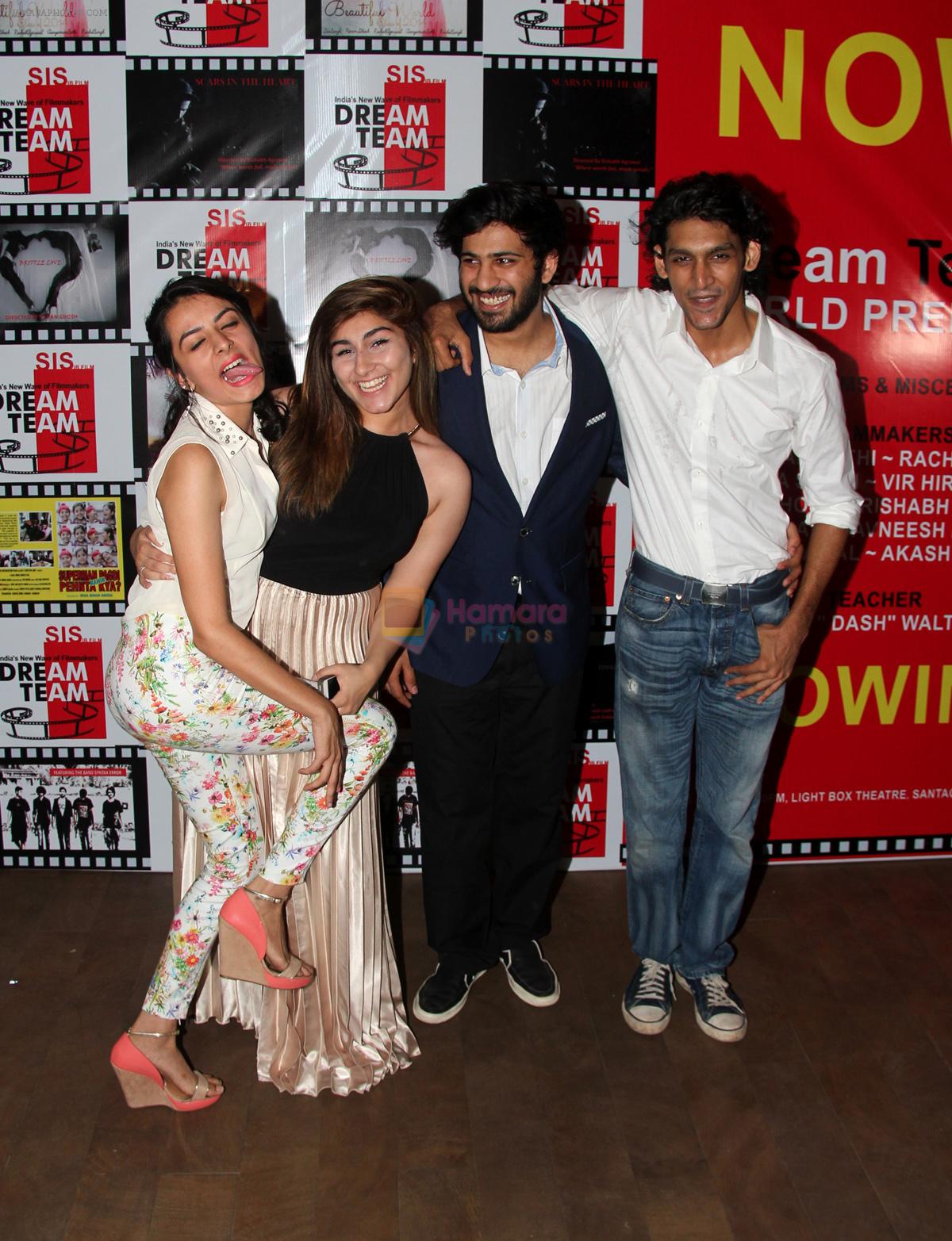 Giaa Singh Arora, Rachael Singh, Aaryamann Sethi and Karan Ghosh 2 at the premiere of films by starkids