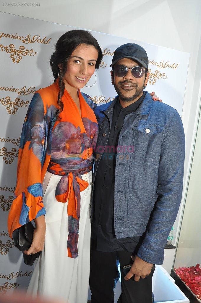 Pia Trivedi with Designer Rocky S at the T&G launch