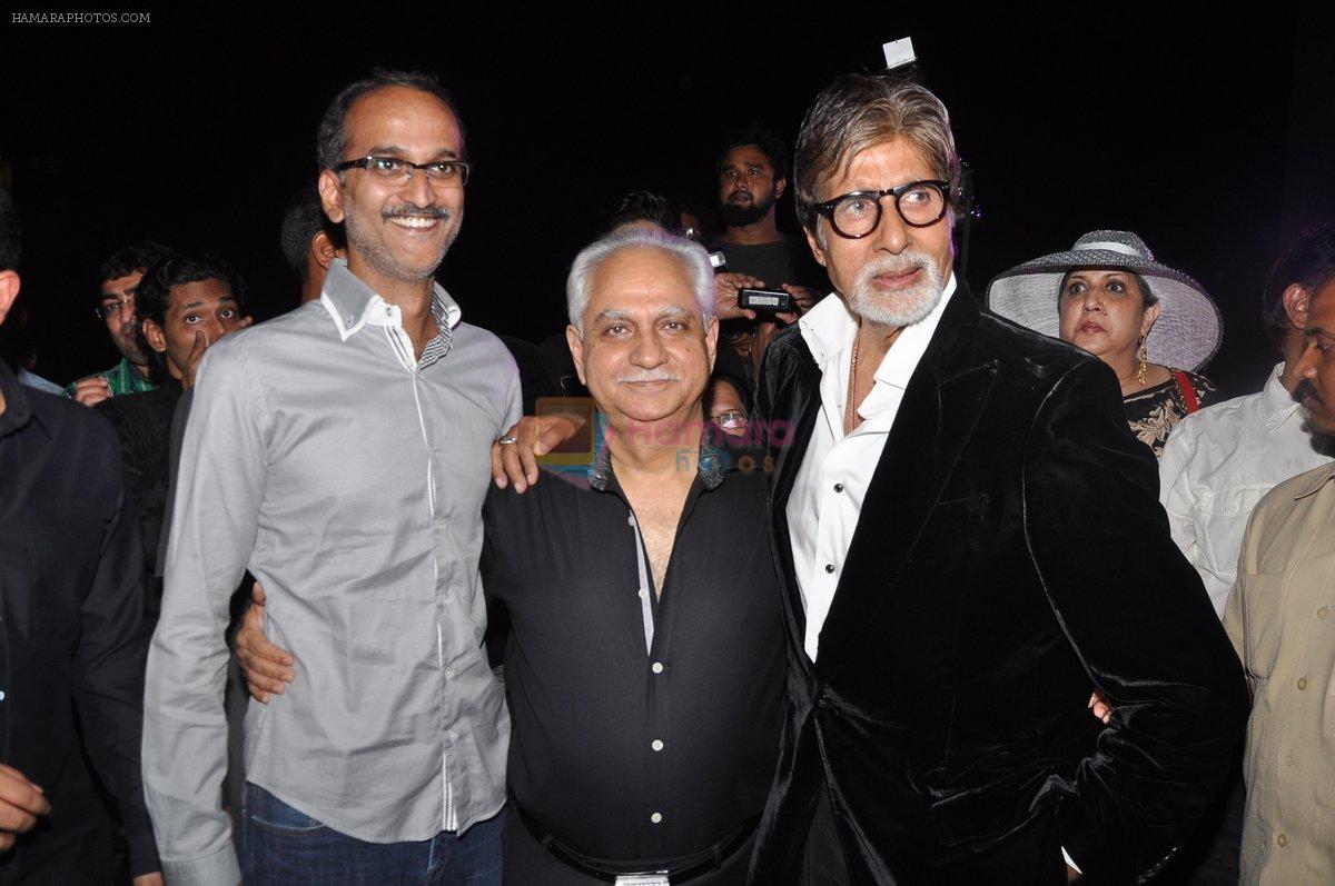 Amitabh Bachchan, Ramesh Sippy, Rohan Sippy at Bhoothnath Returns Success Bash in J W Marriott, Mumbai on 16th April 2014