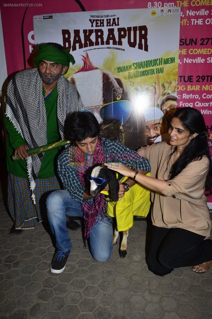 Anshuman Jha, Asif Basra, Yoshika Verma at Yeah Hain Bakrapur music promotion in Blue Frog, Mumbai on 21st April 2014