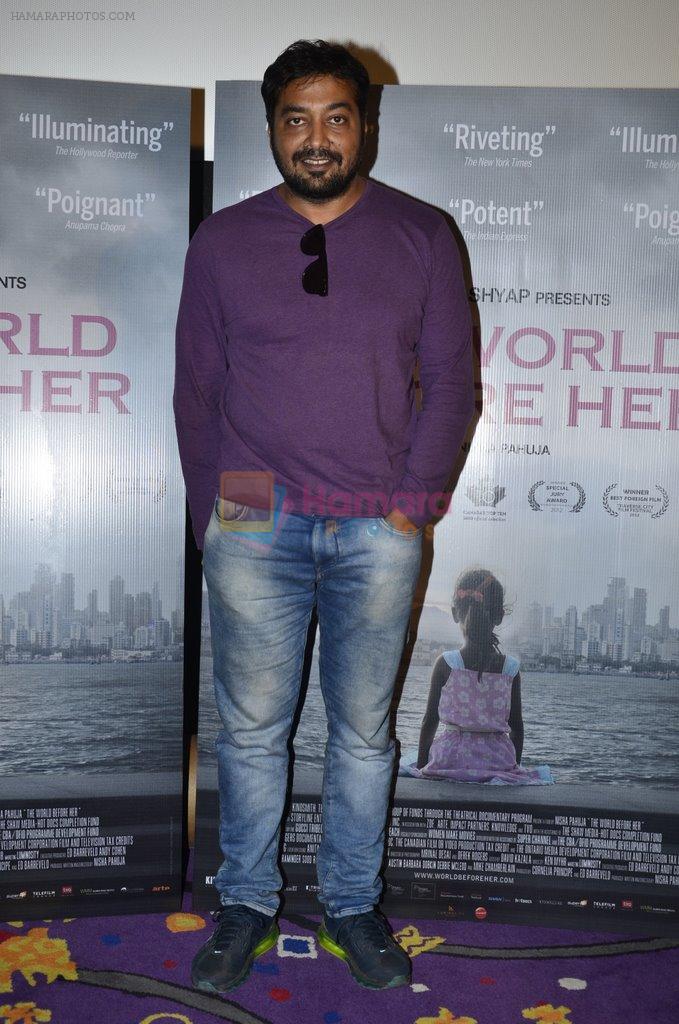 Anurag Kashyap at the First look launch of Anurag Kashyaps Award Winning Documentary The World Before Her in Juhu, Mumbai on 22nd April 2014