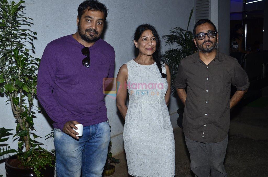 Anurag, Nisha Pahuja, Shimit Amin at the First look launch of Anurag Kashyaps Award Winning Documentary The World Before Her in Juhu on 22nd April 2014