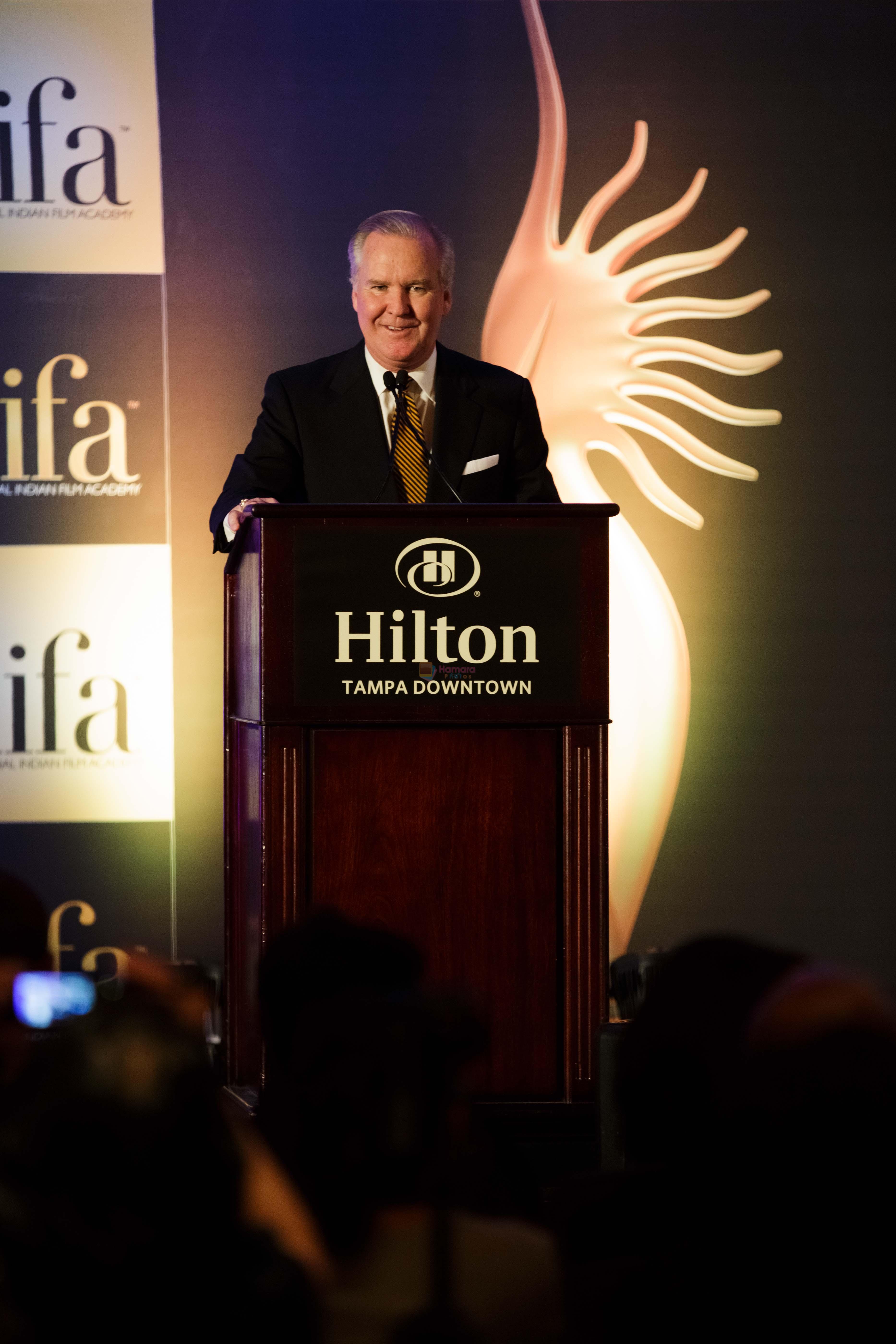 at IIFA Weekend Opening Press Conference in Hilton Downtown Hotel on 24th April 2014