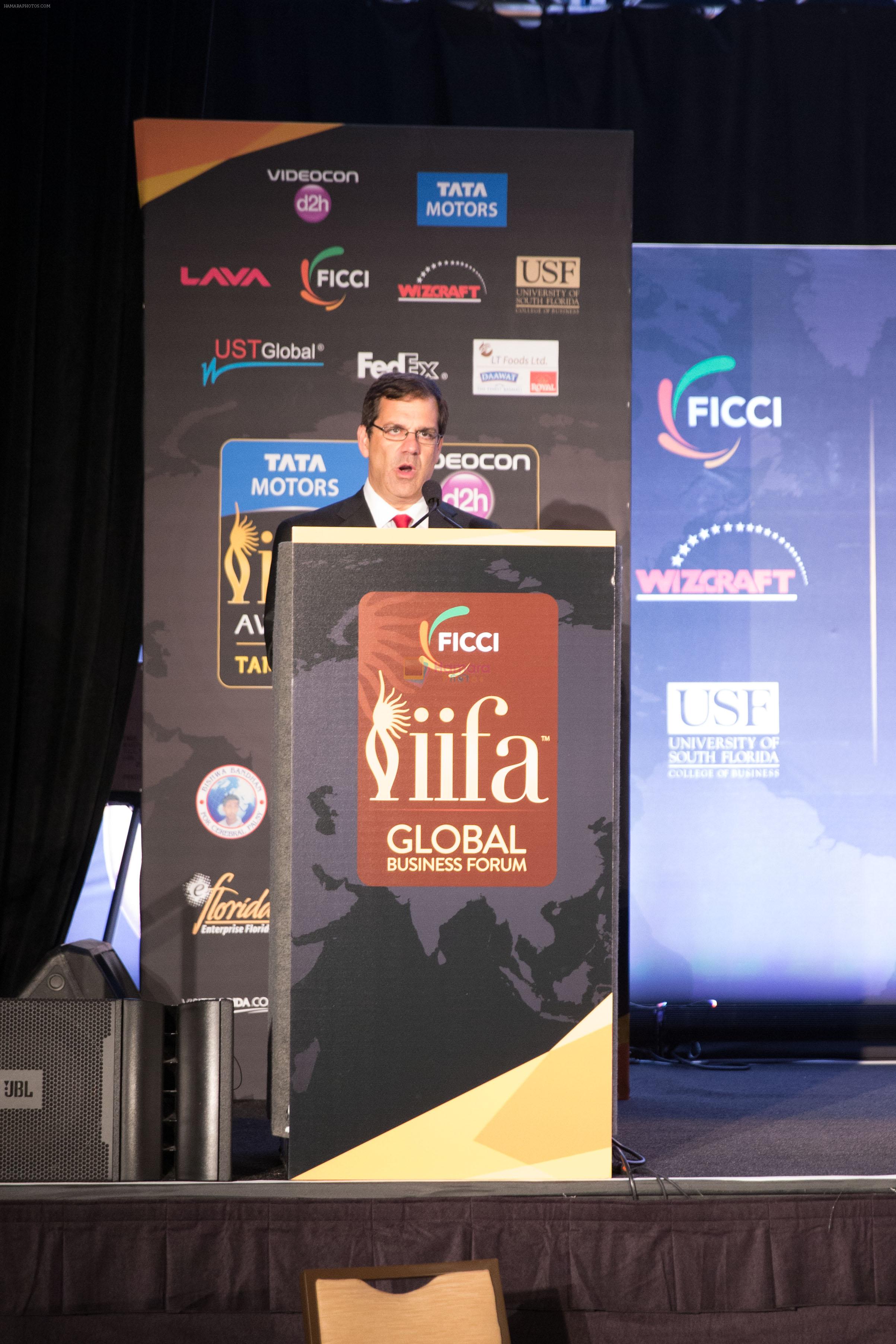 DT Minich at FICCI-IIFA Global Business Forum in Tampa Convention Centre on 25th April 2014