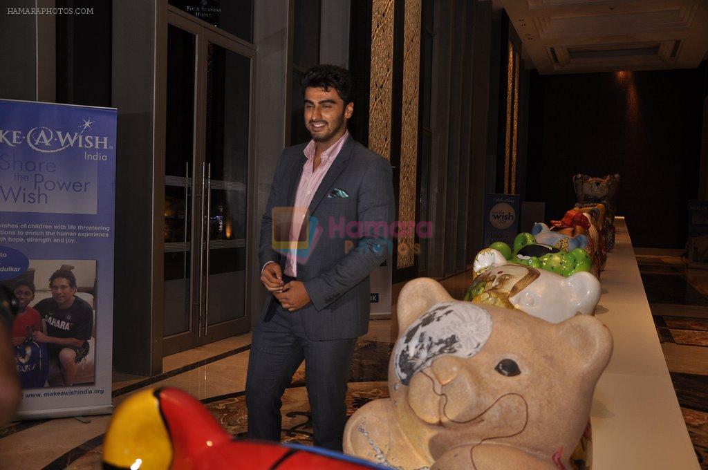 Arjun Kapoor at Make A Wish Foundation's fundraiser evening Wish A teddy hosted by Sangita Jindal and Neerja Birla in Palladium Hotel on 26th April 2014