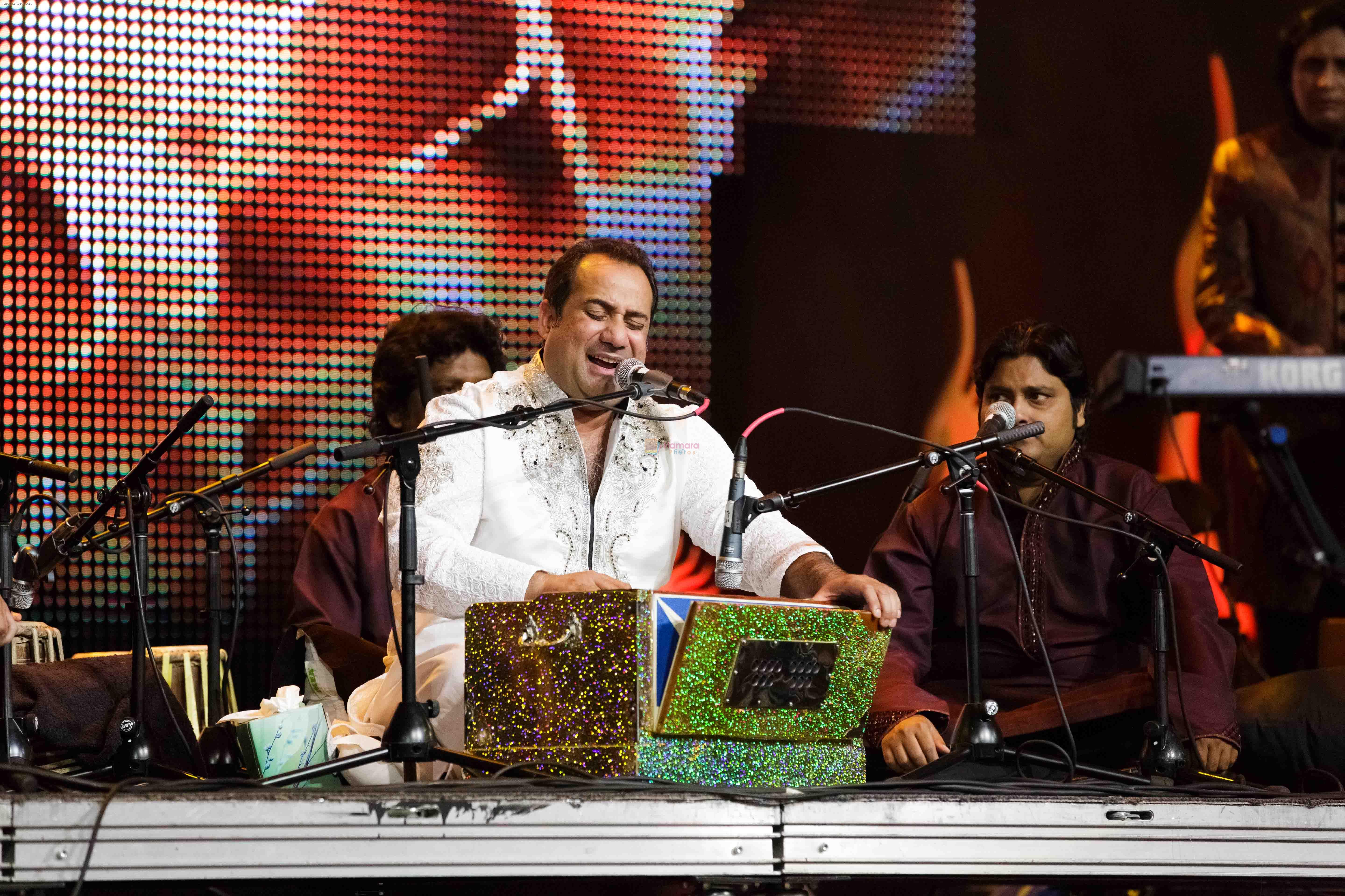 Rahat Fateh Ali Khan at IIFA Magic of the Movies in Mid Florida Credit Union Amphitheater on 25th April 2014