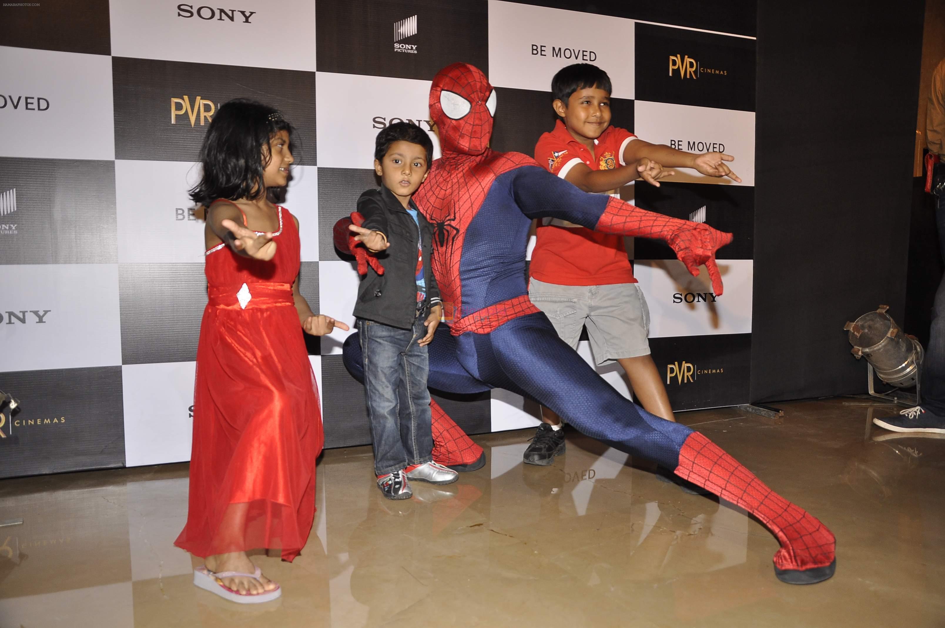 at the Grand Premiere of the Amazing SPIDERMAN 2 in Mumbai on 29th April 2014