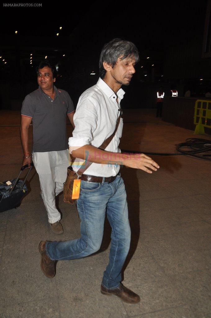 Vijay Raaz return from IIFA in Mumbai Airport on 29th April 2014