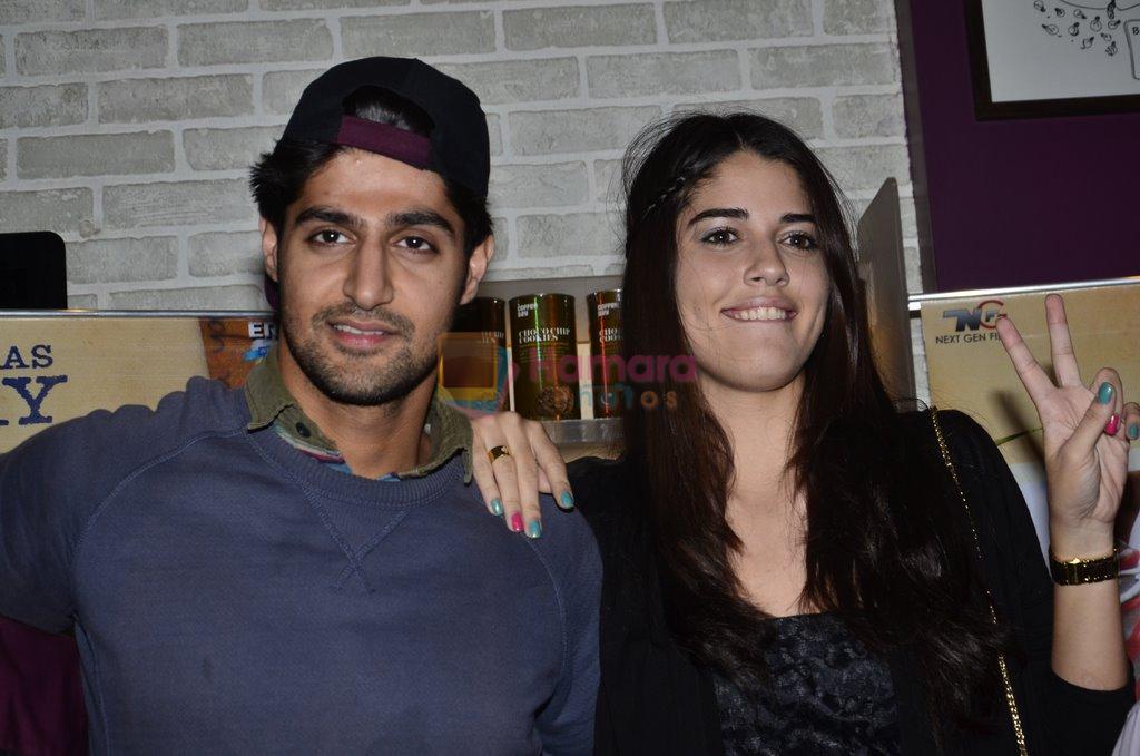 Tanuj Virwani, Izabelle Leite at the Interview for the film Purani Jeans in Mumbai on 30th April 2014