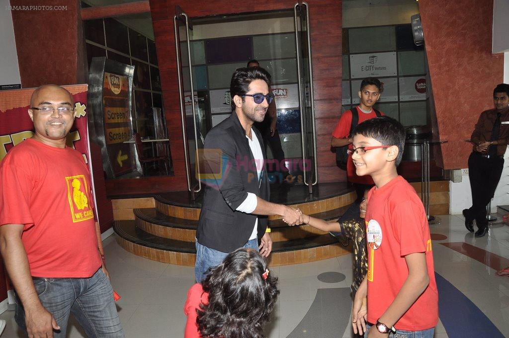Ayushmann Khurrana at an event organised for Thalassemia patients in Mumbai on 4th May 2014