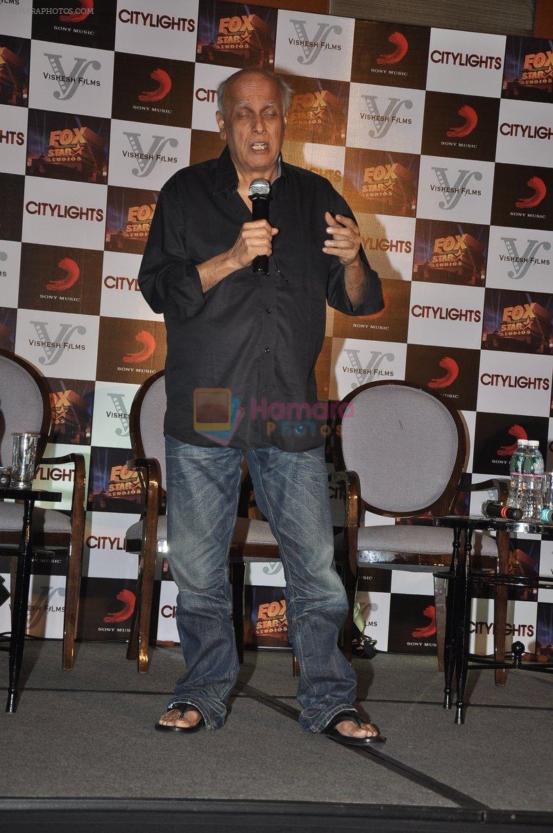 Mahesh Bhatt at the Press conference of movie Citylights in Mumbai on 5th May 2014