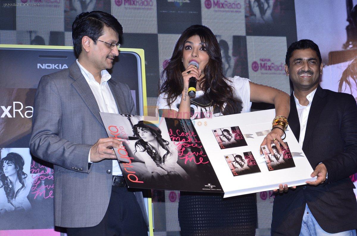 Priyanka Chopra launches her third single at Nokia Mix Radio event in Mumbai on 5th May 2014