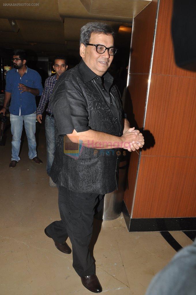 Subhash Ghai at marathi film premiere in PVR, Mumbai on 7th May 2014