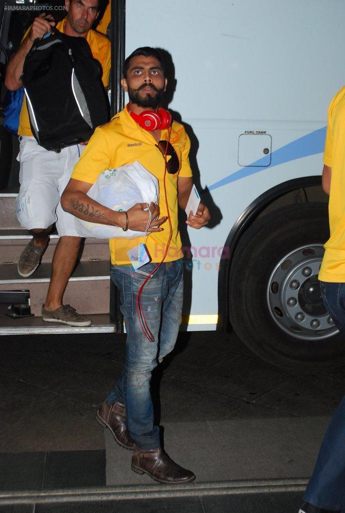 Cricketers snapped at ITC hotel on 8th May 2014