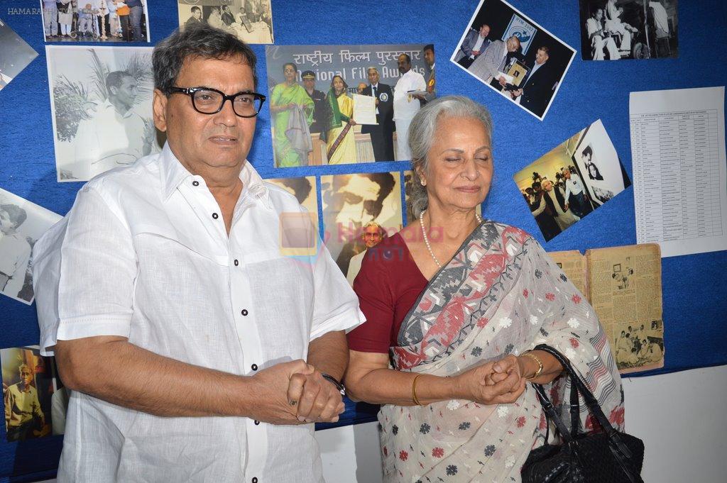 Waheeda Rehman, Subhash Ghai at Whistling Woods Event in Filmcity, Mumbai on 10th May 2014