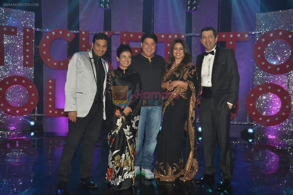 Divya Dutta, Sajid Khan, Mahima Chaudhry, Kunal Kohli at NDTV ticket to bollywood in Mumbai on 13th May 2014