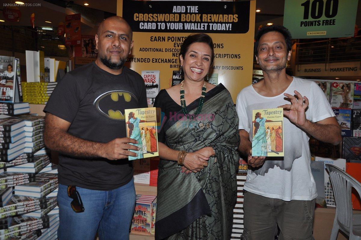 vishal dadlani, Sujoy Ghosh at the launch of Pratima Kapur's Tapestry Book in Mumbai on 15th May 2014