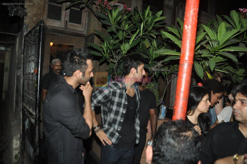 Ranbir Kapoor snapped outside Pali Bhuvan in Bandra, Mumbai on 17th may 2014