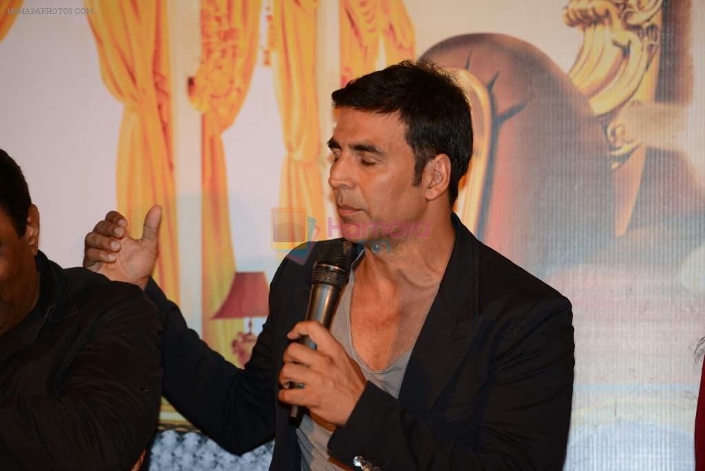 Akshay Kumar at Akshay Kumar's film It's Entertainment trailor Launch in Mumbai on 19th May 2014