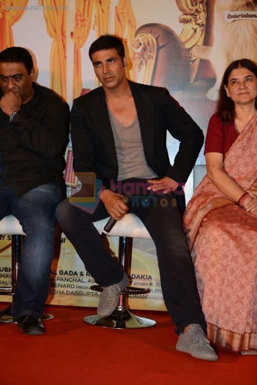 Akshay Kumar at Akshay Kumar's film It's Entertainment trailor Launch in Mumbai on 19th May 2014