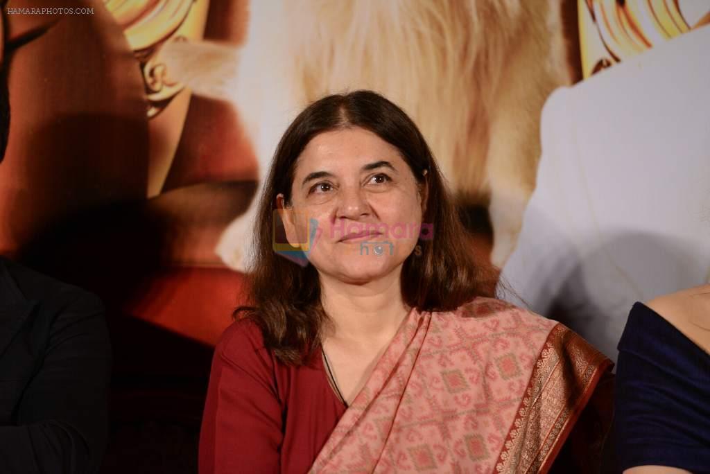 Maneka Gandhi at Akshay Kumar's film It's Entertainment trailor Launch in Mumbai on 19th May 2014