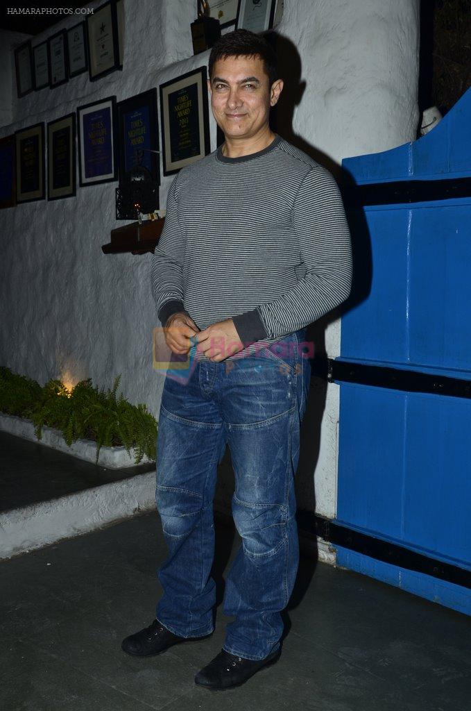 Aamir Khan at Heropanti success bash in Plive, Mumbai on 25th May 2014