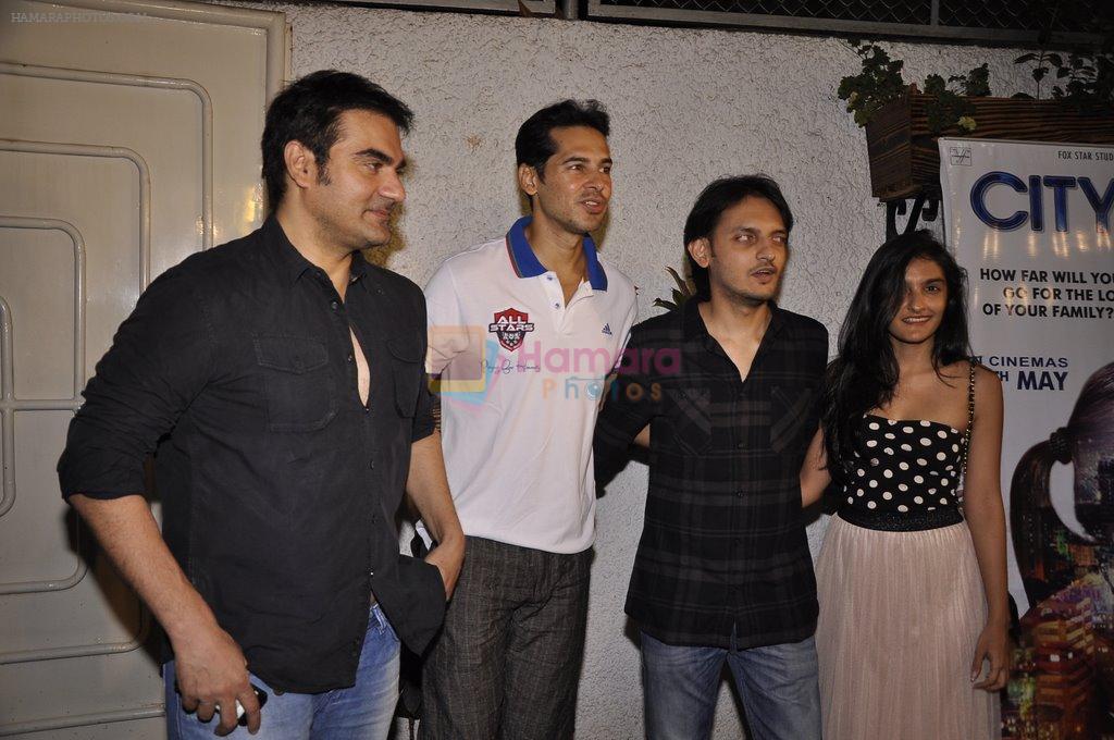 Arbaaz Khan, Dino Morea, Vishesh Bhatt at Citylights screening in Sunny Super Sound, Mumbai on 26th May 2014