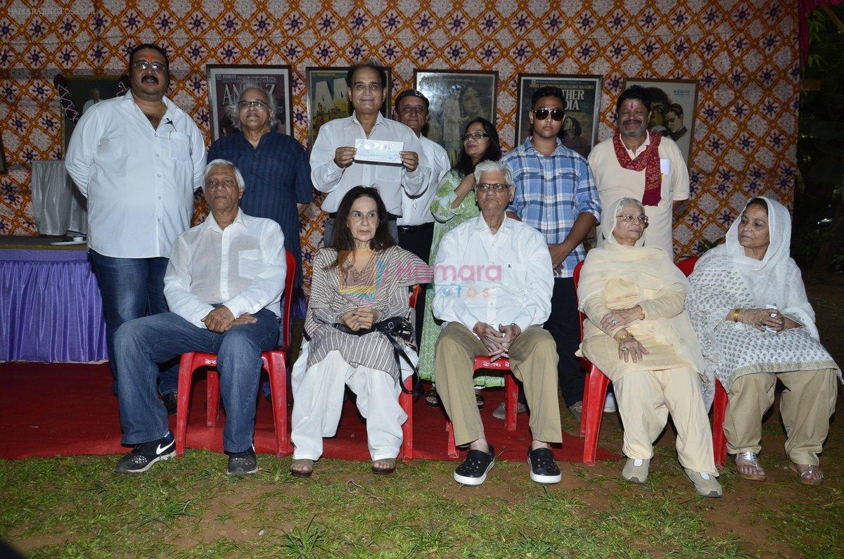 Kamlesh Pandey, Dilip Pithva, Shaukat Khan, Iqbal Khan, Dharmesh Tiwari, Bhushan Chawla at FWICE Workers Event in Mumbai on 28th May 2014