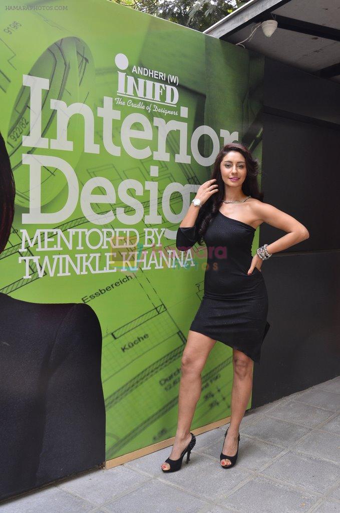 Mahek Chahal at launch of INIFD Academy of Interiors in Mumbai on 30th May 2014