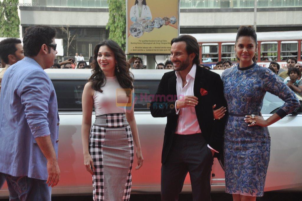 Tamannaah Bhatia, Saif Ali Khan, Esha Gupta, Sajid Khan at Humshakals Trailer Launch in Mumbai on 29th May 2014