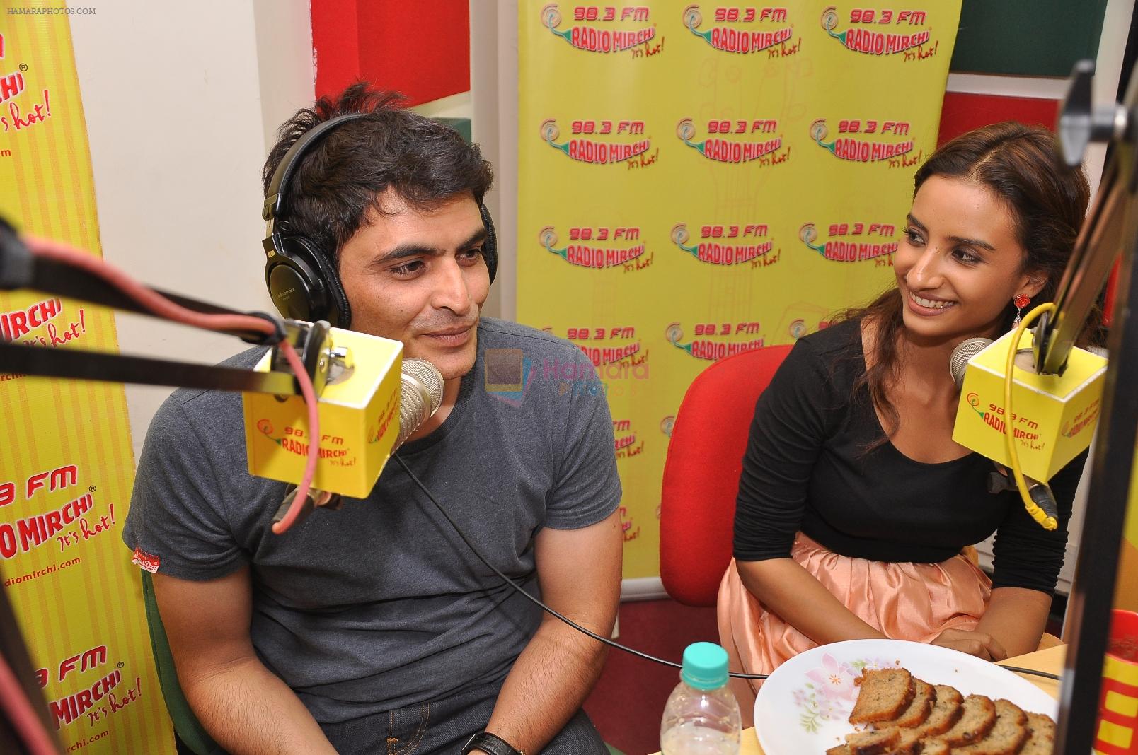 Manav Kaul and Patralekha at Radio Mirchi studio for promotion of CityLights