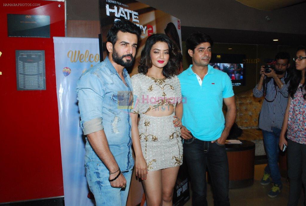 Jay Bhanushali, Surveen Chawla at Hate Love Story 2 launch in PVR, Mumbai on 5th June 2014