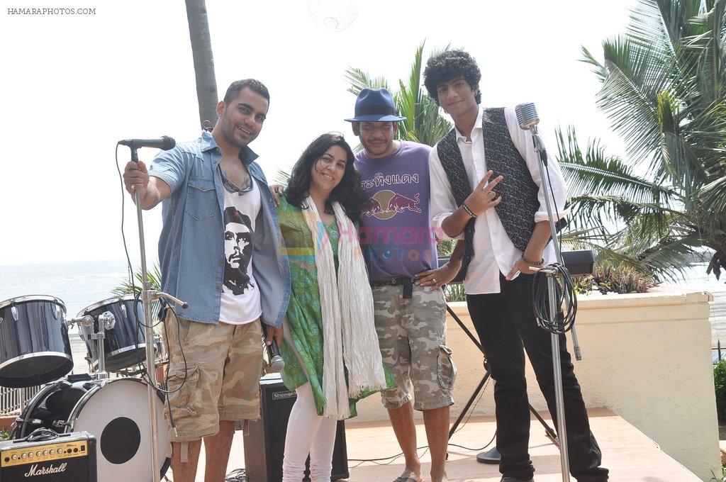 Palash Muchhal at the shoot for the film What The Fark in Madh on 8th June 2014