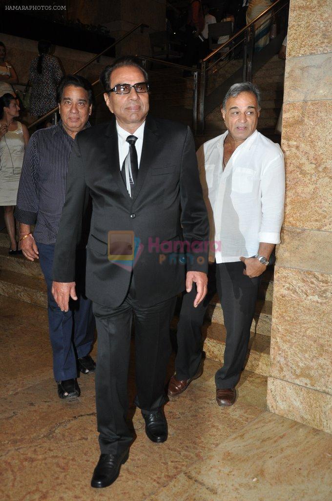 Dharmendra at the Launch of Dilip Kumar's biography The Substance and The Shadow in Grand Hyatt, Mumbai on 9th June 2014