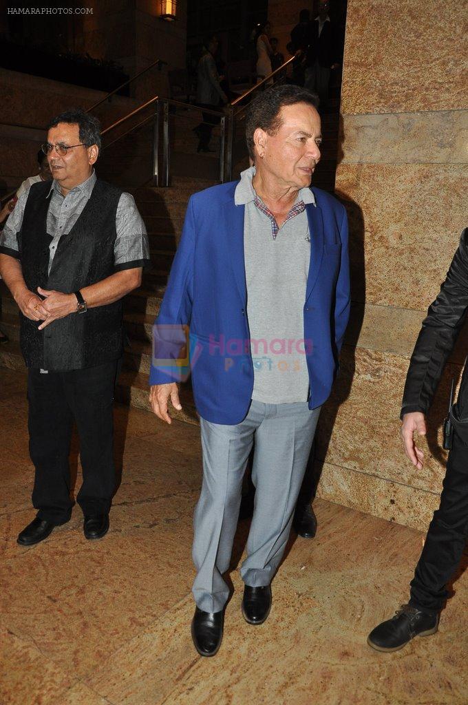 Salim Khan at the Launch of Dilip Kumar's biography The Substance and The Shadow in Grand Hyatt, Mumbai on 9th June 2014