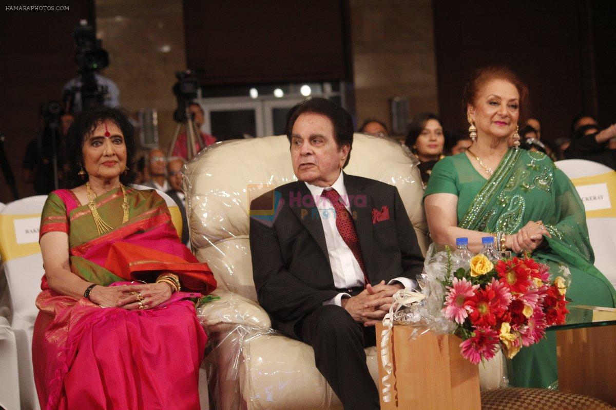 Dilip Kumar, Saira Banu at the Launch of Dilip Kumar's biography The Substance and The Shadow in Grand Hyatt, Mumbai on 9th June 2014