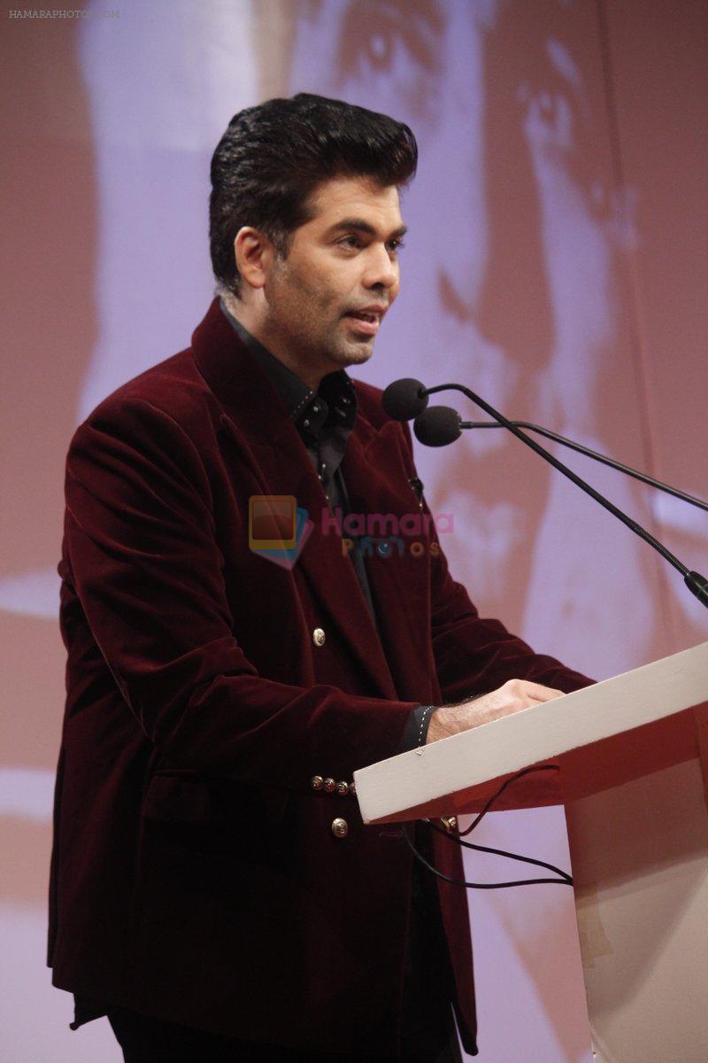 Karan Johar at the Launch of Dilip Kumar's biography The Substance and The Shadow in Grand Hyatt, Mumbai on 9th June 2014