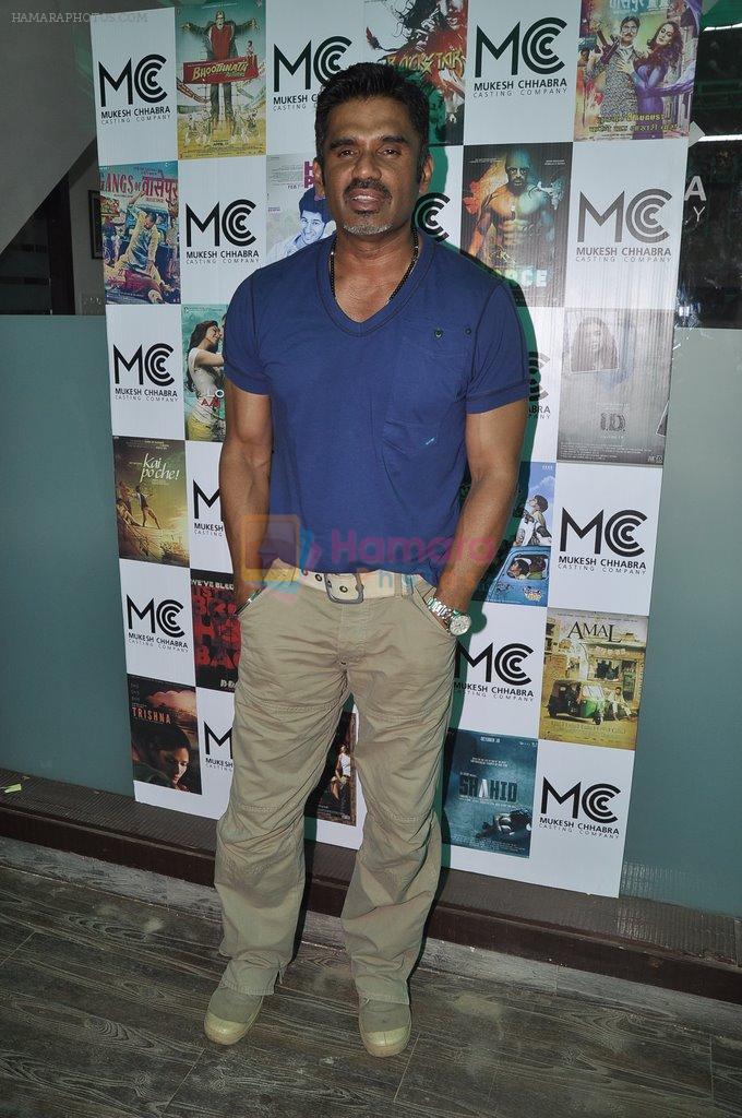 Sunil Shetty at Mukesh Chabbria casting agency launch in Andheri, Mumbai on 10th June 2014