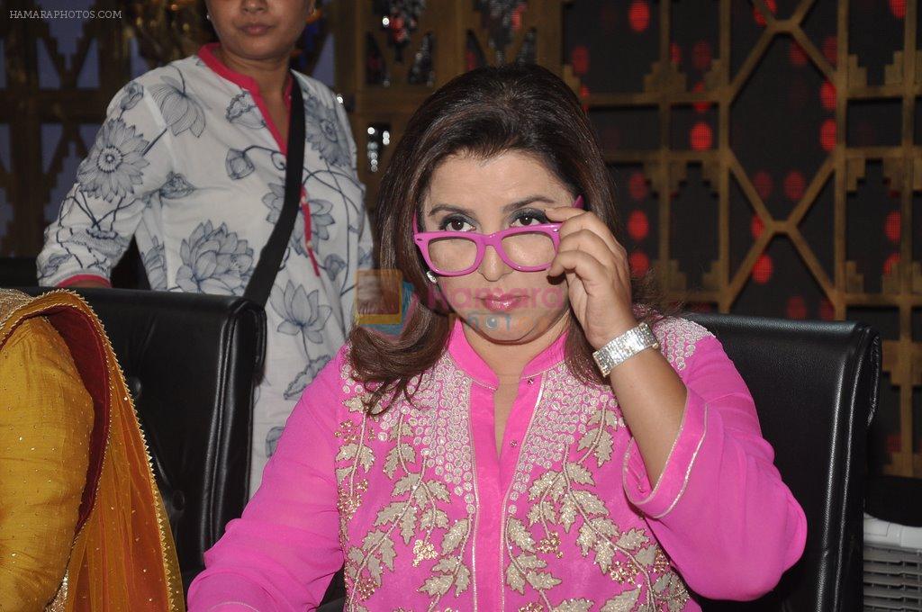 Farah Khan on the sets of Entertainment Ke Liye Kuch Bhi Karega in Yashraj, Mumbai on 12th June 2014