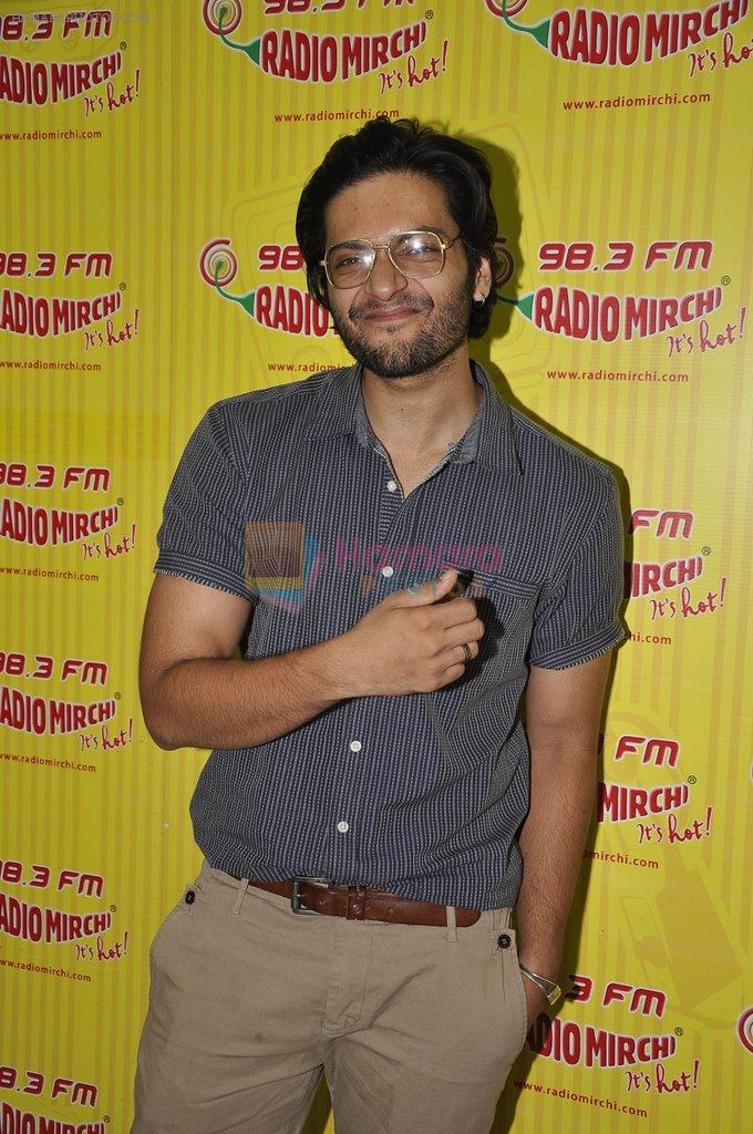 Ali Fazal at Bobby Jasoos promotions on Radio Mirchi on 12th June 2014