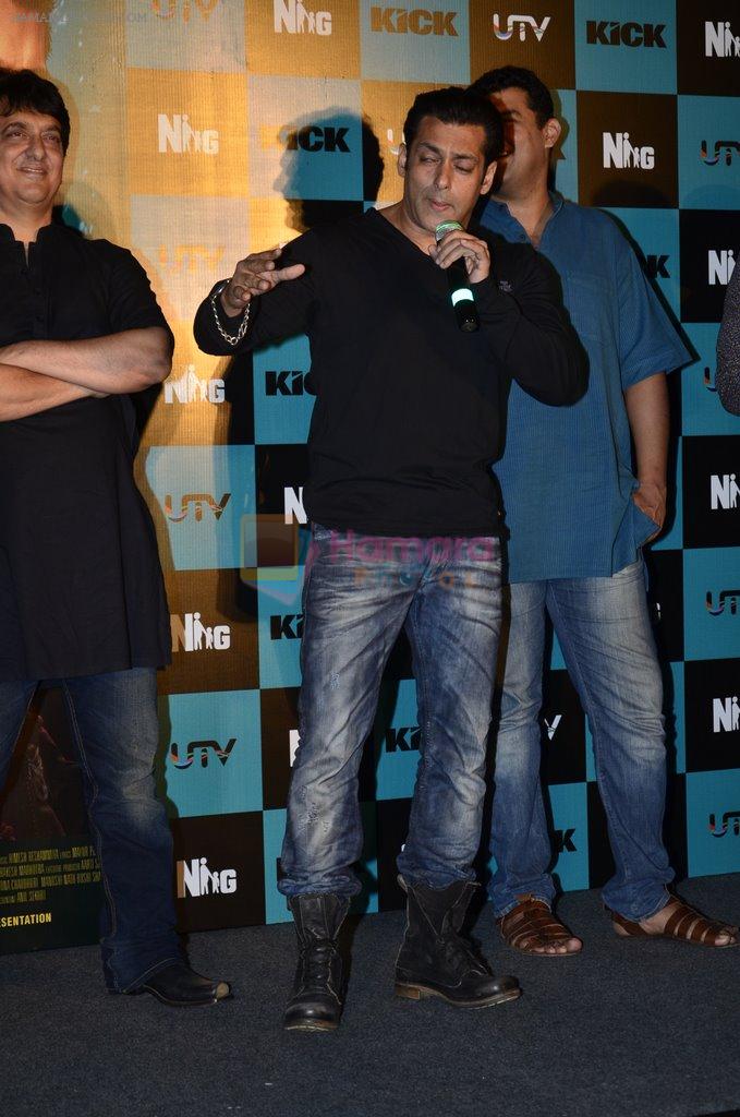 Salman Khan, Sajid Nadiadwala,Siddharth Roy Kapoor promote Klick in Gaiety, Mumbai on 15th June 2014