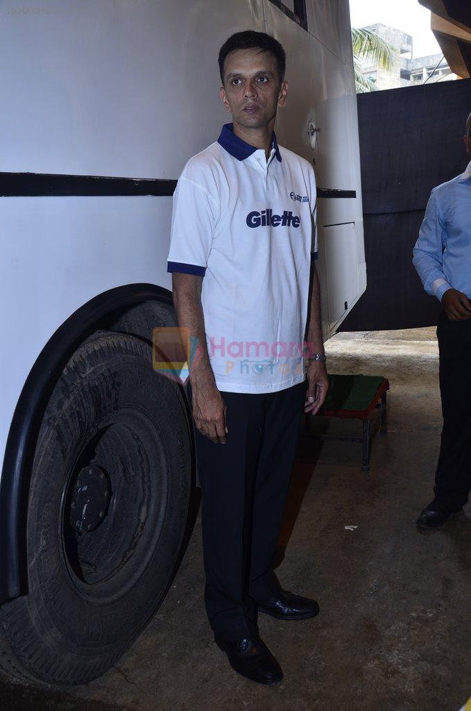 Rahul Dravid at Gillette promotional event in Andheri Sports Complex on 17th June 2014