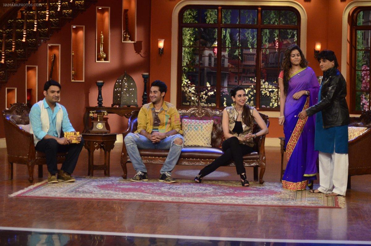 Karishma Kapoor, Armaan Jain on the sets of Comedy Nights with Kapil in Mumbai on 18th June 2014