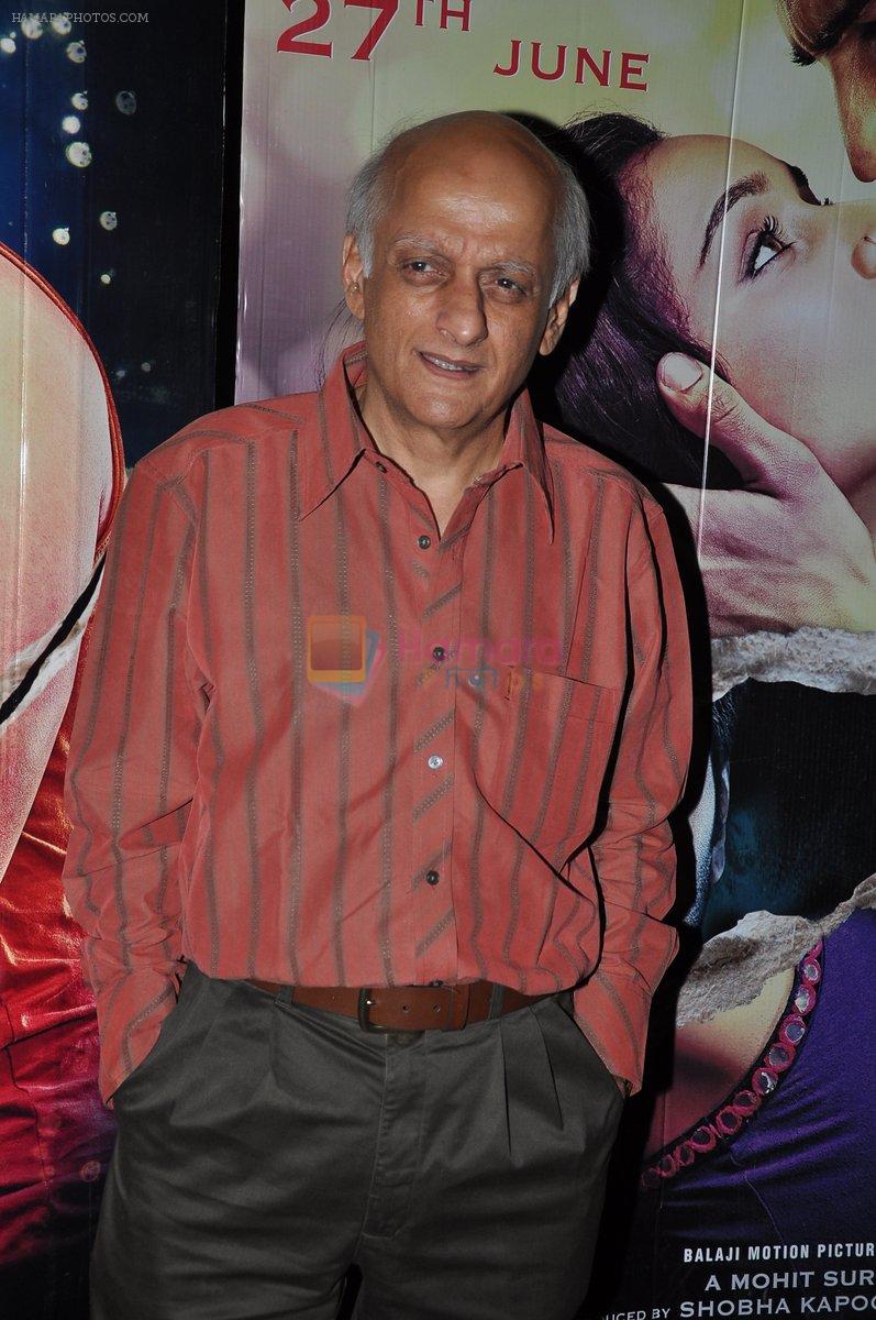 Mukesh Bhatt at Ek Villain special screening in Lightbox on  24th June 2014