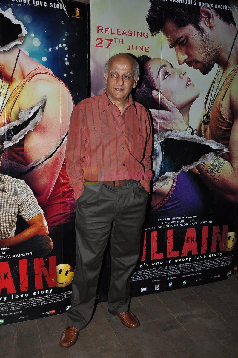 Mukesh Bhatt at Ek Villain special screening in Lightbox on  24th June 2014