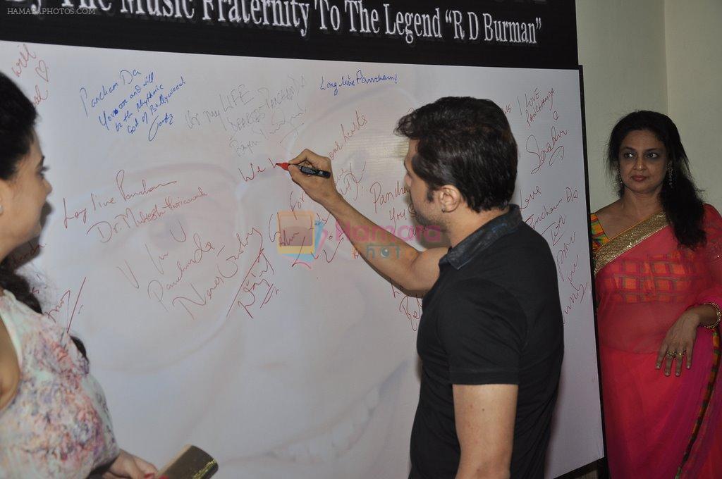 Himesh Reshammiya, Komal at Bollywood's tribute to RD Burman in shanmukhananda hall on 27th June 2014
