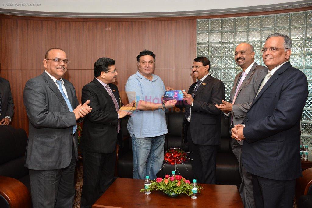 Rishi Kapoor launches IDBI bank in Mumbai on 1st July 2014